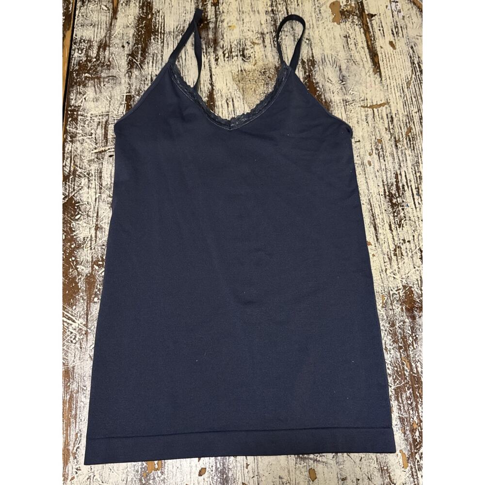 NEW Nouvelle Seamless Shapewear Slimming Layering Gray Cami Camisole Tank Top M